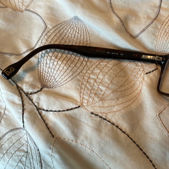 Dolce & Gabbana brown tortoise eyeglasses with case - Picture 6 of 13